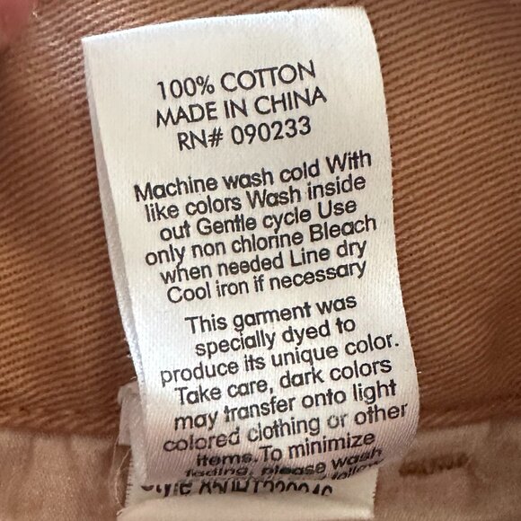 PacSun Tan WorkWear Trouser SIze 25 - Picture 7 of 7